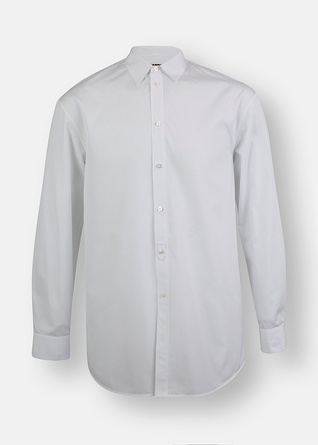 Friday Long-Sleeve Cotton Poplin Shirt