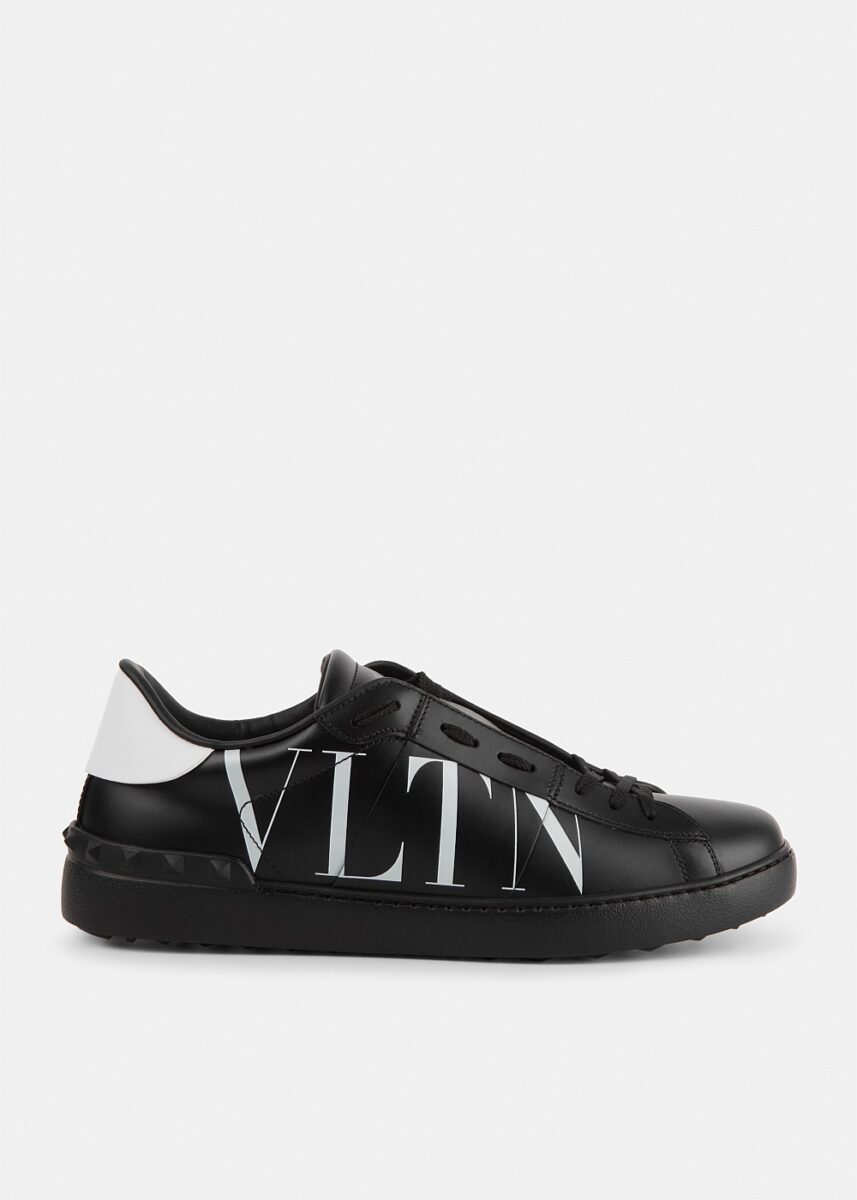 Black VLTN Open Sneakers