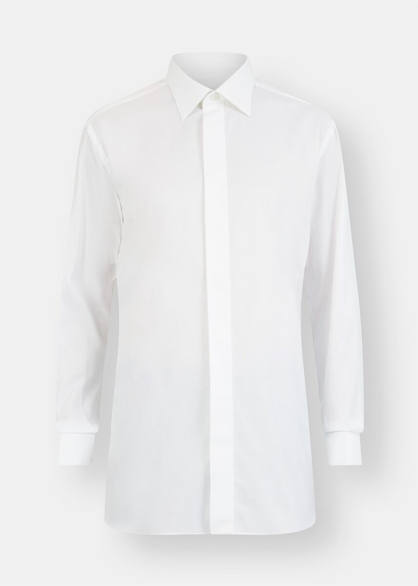 Brad Pitt Classic White Shirt