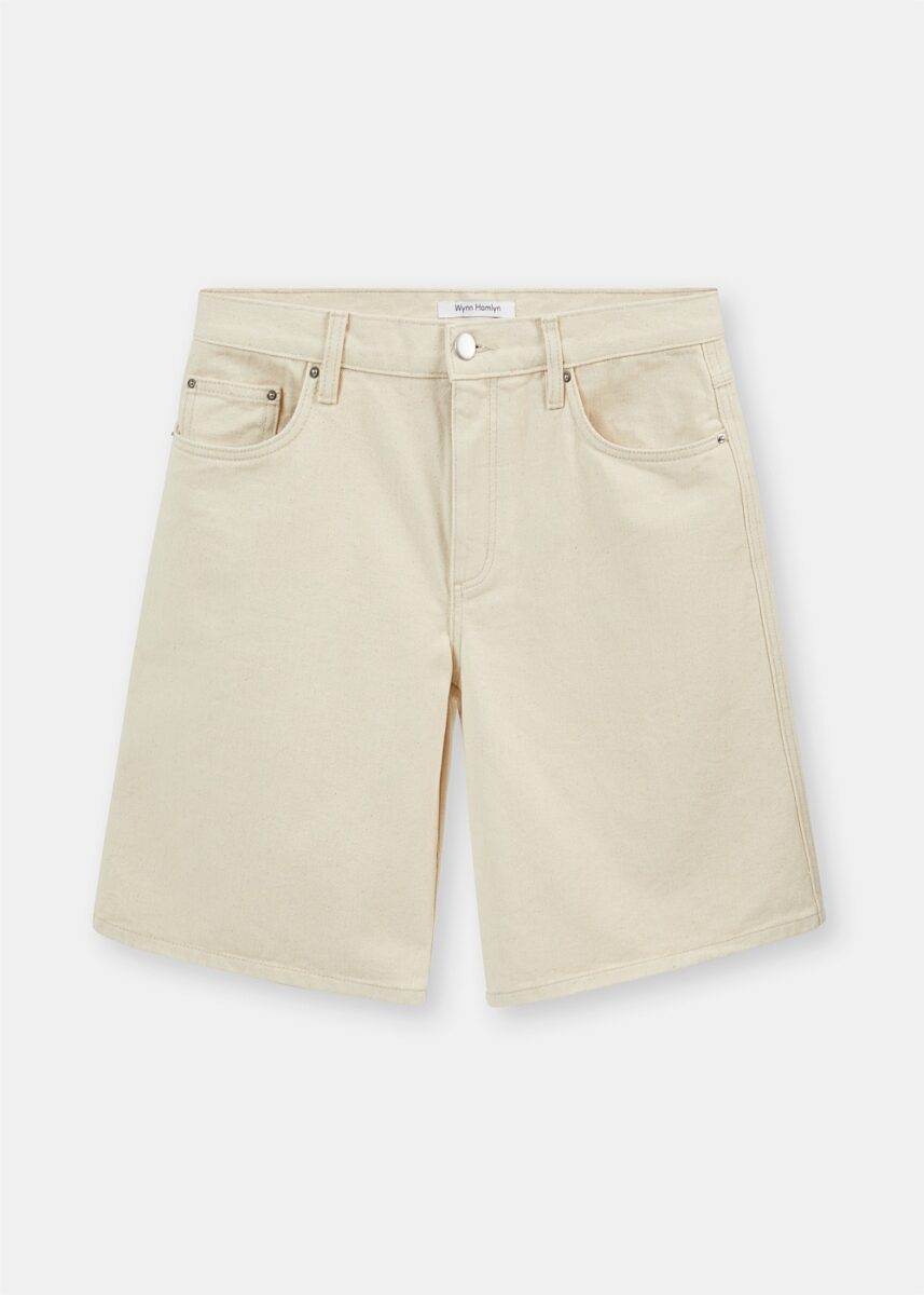 Ivory Classic Denim Shorts
