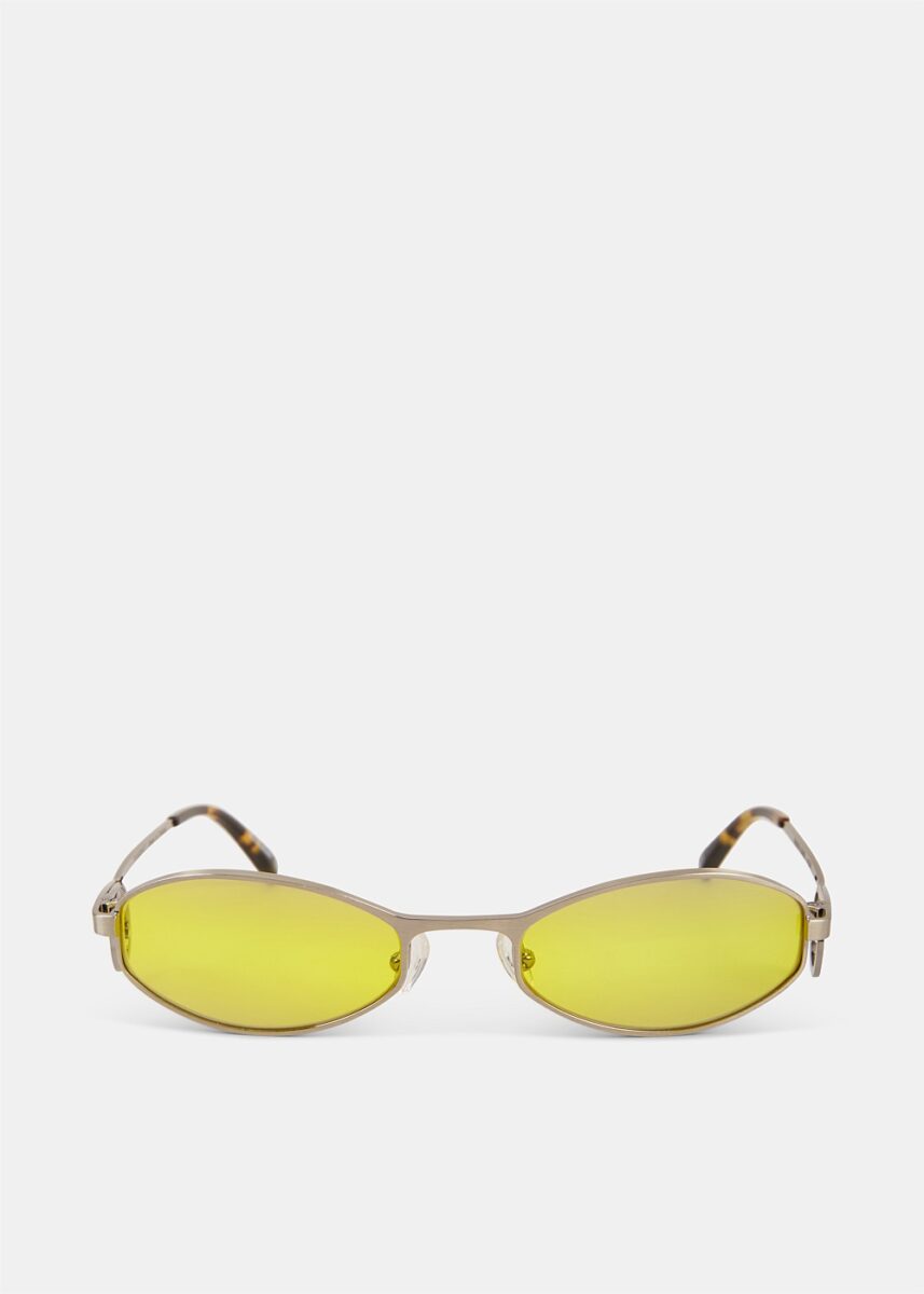 Swirl Frame Oval Visionizer Sunglasses