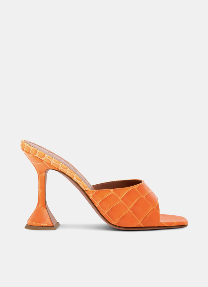 Orange Printed Cocco Lupita Sandal
